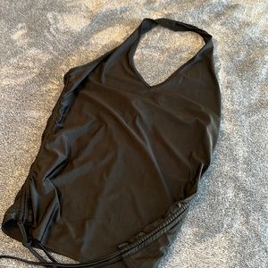 Black halter top